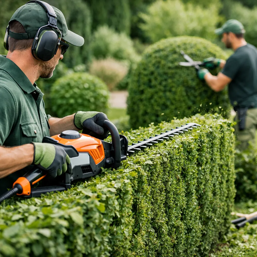 JV espaces verts - Taille de haies et arbustes